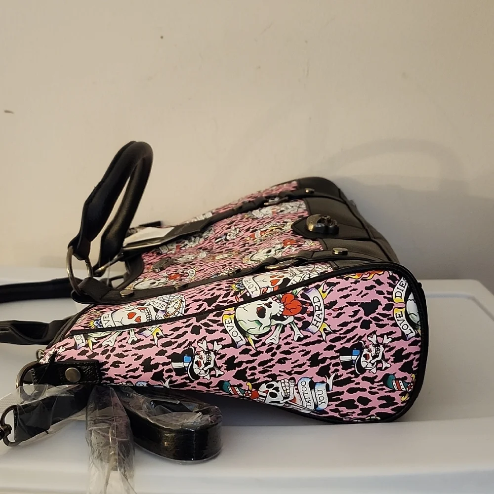 Ed Hardy Crossbody/Tote w/Free Bag Charms